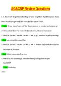 AGACNP Review Questions&colon; Board Exam Prep&comma; Practice Questions & Answers&NewLine;&NewLine;