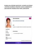 IHUMAN LAYLA STEVENS CASE STUDY &vert; 18-MONTH-OLD FEMALE &NewLine;&vert; VOMITING & DIARRHEA &vert; PEDIATRIC CLINICAL ASSESSMENT & &NewLine;CASE ANALYSIS &vert; NURSING STUDY GUIDE &vert; 2026 EDITION