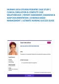 IHUMAN LAYLA STEVENS PEDIATRIC CASE STUDY &vert; &NewLine;CLINICAL SIMULATION & COMPLETE CASE &NewLine;WALKTHROUGH &vert; PATIENT ASSESSMENT&comma; DIAGNOSIS & &NewLine;SOAP DOCUMENTATION &vert; EVIDENCE-BASED &NewLine;MANAGEMENT &vert; ULTIMATE NURSING SUCCESS GUIDE