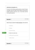 ISyE 6501 Final Quiz Questions & Answers &vert; Olivia Mueller Quiz History &vert; Complete Exam Prep Study Guide