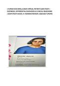I-HUMAN DDX SHEILA DAVIS  PATIENT CASE STUDY &vert; &NewLine;DIZZINESS &vert; DIFFERENTIAL DIAGNOSIS & CLINICAL REASONING &NewLine;&vert; EXAM STUDY GUIDE &vert; A&plus; NURSING REVIEW &vert; 2026&sol;2027 UPDATE &NewLine;