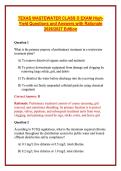 TEXAS WASTEWATER CLASS A - D Exam Bundle 