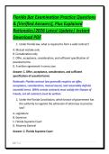 Florida Bar Examination Practice Questions&NewLine;& &lbrack;Verified Answers&rsqb;&comma; Plus Explained&NewLine;Rationales&vert;2026 Latest Update&vert; Instant&NewLine;Download PDF
