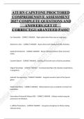 ATI RN Capstone Proctored Comprehensive Assessment Study Guide 2027