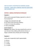 NUR 254 Exam 2 Postpartum Nursing &vert; Galen College Study Guide 2027