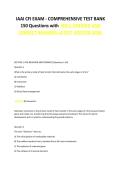 IAAI CFI EXAM - COMPREHENSIVE TEST BANK &NewLine;150 Questions with  WELL VERIFIED AND &NewLine;CORRECT ANSWERS LATEST  EDITION 2026&period;
