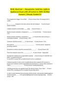 NHIE&colon; Electrical &mdash; Receptacles&comma; Switches&comma; Lights & Appliances Exam with all Correct & 100&percnt; Verified Answers &vert;Already Graded A&plus;