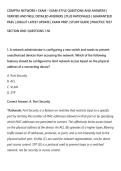 COMPTIA NETWORK&plus; EXAM &ndash; EXAM-STYLE QUESTIONS AND ANSWERS &vert;&NewLine;VERIFIED AND WELL DETAILED ANSWERS &vert; PLUS RATIONALES &vert; GUARANTEED&NewLine;PASS &vert; 2026&sol;27 LATEST UPDATE &vert; EXAM PREP &vert; STUDY GUIDE &vert; PRACTICE TEST