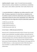 COMPTIA SECURITY&plus; EXAM &ndash; EXAM-STYLE QUESTIONS AND ANSWERS &vert;&NewLine;VERIFIED AND WELL DETAILED ANSWERS &vert; PLUS RATIONALES &vert; GUARANTEED&NewLine;PASS &vert; 2026&sol;27 LATEST UPDATE &vert; EXAM PREP &vert; STUDY GUIDE &vert; PRACTICE TEST