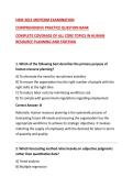 HRIR 3021 MIDTERM EXAMINATION&NewLine;COMPREHENSIVE PRACTICE QUESTION BANK&NewLine;COMPLETE COVERAGE OF ALL CORE TOPICS IN HUMAN RESOURCE PLANNING AND STAFFING&NewLine;