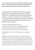 COSC 475 FINAL EXAM &ndash; EXAM-STYLE QUESTIONS AND ANSWERS &vert; VERIFIED&NewLine;AND WELL DETAILED ANSWERS &vert; PLUS RATIONALES &vert; GUARANTEED PASS &vert;&NewLine;2026&sol;27 LATEST UPDATE &vert; EXAM PREP &vert; STUDY GUIDE &vert; PRACTICE TEST