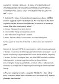 GALEN NUR 210 EXAM 1 MODULES 1-3 &ndash; EXAM-STYLE QUESTIONS AND&NewLine;ANSWERS &vert; VERIFIED AND WELL DETAILED ANSWERS &vert; PLUS RATIONALES &vert;&NewLine;GUARANTEED PASS &vert; 2026&sol;27 LATEST UPDATE &vert; EXAM PREP &vert; STUDY GUIDE &vert;&NewLine;PRACTICE TEST