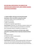 NCC EFM FINAL CERTIFICATION&colon; THE COMPLETE 200-QUESTION EXAM COMPLETE WITH 100&percnt; VERIFIED ANSWERS AND DETAILED RATIONALES 