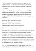 PEDIATRIC CCRN CERTIFICATION EXAM &ndash; EXAM-STYLE QUESTIONS AND&NewLine;ANSWERS &vert; VERIFIED AND WELL DETAILED ANSWERS &vert; PLUS RATIONALES &vert;&NewLine;GUARANTEED PASS &vert; 2026&sol;27 LATEST UPDATE &vert; EXAM PREP &vert; STUDY GUIDE &vert;&NewLine;PRACTICE TEST