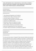 TEXAS WASTEWATER CLASS A EXAM PRACTICE &vert; STUDY GUIDE &vert; TESTBANK &vert;&NewLine;PRACTICE QUESTIONS & ANSWERS &vert; EXAM PREPARATION &vert; CERTIFICATION&NewLine;EXAM &vert; LATEST UPDATE 2026&sol;2027 &vert; ADVANCED REVIEW