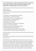 WGU D080 MANAGING IN A GLOBAL BUSINESS ENVIRONMENT EXAM PRACTICE&NewLine;&vert; STUDY GUIDE &vert; TESTBANK &vert; PRACTICE QUESTIONS & ANSWERS &vert; EXAM&NewLine;PREPARATION &vert; ADVANCED REVIEW &vert; LATEST UPDATE 2026&sol;2027