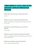 7 BREW BREWISTA ACTUAL EXAM SOLVED&NewLine;QUESTIONS COMPLETE PREPARATION&NewLine;RESOURCE&NewLine;