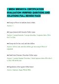 7 BREW BREWISTA CERTIFICATION&NewLine;EVALUATION VERIFIED QUESTIONS AND&NewLine;SOLUTIONS FULL REVIEW PACK&NewLine;