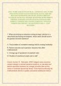 ANCC NURSE EXECUTIVE &lpar;NE-BC&reg;&rpar; &sol; APPROVED ANCC NURSE EXECUTIVE &lpar;NE-BC&reg;&rpar; EXAM TEST BANK ACTUAL 2026&sol;2027 PRACTICE QUESTIONS AND STUDY GUIDE COMPLETE ACCURATE EXAM FULL REVISED QUESTIONS WITHCORRECT VERIFIED ANSWERS AND DETAILED RATIONALES &lpar;100&percnt; CORRECT VERI