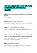 68W LPC ACTUAL TEST PAPER COMPLETE&NewLine;QUESTIONS AND ANSWERS FULL&NewLine;SOLUTION&NewLine;