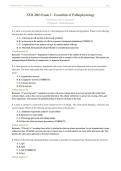 NUR 2063 Exam 1 Essentials of Pathophysiology Rasmussen Actual Exam 2026&sol;2027 with Detailed Rationales &vert; Complete Exam-Style Questions &vert; Pass Guaranteed &ndash; A&plus; Graded&NewLine;&NewLine;