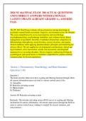2026 NU 664 FINAL EXAM  300 ACTUAL QUESTIONS &NewLine;AND CORRECT ANSWERS WITH RATIONALE &NewLine;LATEST UPDATE ALREADY GRADED A&plus; ASSURED &NewLine;PASS