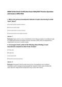 ABFM & KSA Shock Certification Exam 2026&sol;2027 Practice Questions&NewLine;and Answers 100&percnt; PASS 