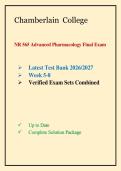 NR 565 Advanced Pharmacology Final Exam