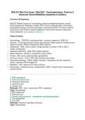 NSG 527 Mid-Term Exam&colon; 2026&sol;2027 - Psychopathology&comma; Theories & &NewLine;Advanced Clinical Modalities Questions & Answers