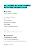 ACCT 202 FINAL ULL ACTUAL TEST PAPER&NewLine;SOLVED QUESTIONS FULL SOLUTION