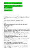 BIOD 101 Final Exam Study Guide &lpar;2026&sol;2027&rpar; &ndash; Portage Learning Biology Test Prep  