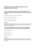ADN Final Exam Version 2 &vert; Makeup Comprehensive Exam &vert;&NewLine;2026&sol;2027 Update Galen College&NewLine;