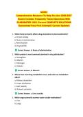 NU553  &NewLine;Comprehensive Resource To Help You Ace 2026-2027 &NewLine;Exams Includes Frequently Tested Questions With &NewLine;ELABORATED 100&percnt; Correct COMPLETE SOLUTIONS  &NewLine;Guaranteed Pass First Attempt&excl;&excl; Current Update&excl;&excl;