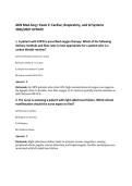 ADN Med-Surg I Exam 2&colon; Cardiac&comma; Respiratory&comma; and GI Systems&NewLine;2026&sol;2027 UPDATE&NewLine;