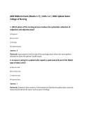 ADN Midterm Exam &lpar;Weeks 1-7&rpar; &vert; Units 1-2 &vert; 2026 Update Galen&NewLine;College of Nursing&NewLine;