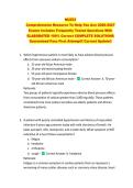 NU553  &NewLine;Comprehensive Resource To Help You Ace 2026-2027 &NewLine;Exams Includes Frequently Tested Questions With &NewLine;ELABORATED 100&percnt; Correct COMPLETE SOLUTIONS  &NewLine;Guaranteed Pass First Attempt&excl;&excl; Current Update&excl;&excl; 