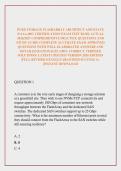 PURE STORAGE FLASHARRAY ARCHITECT ASSOCIATE &lpar;FAAA-005&rpar; CERTIFICATION EXAM TEST BANK ACTUAL 2026&sol;2027 COMPREHENSIVE PRACTICE QUESTIONS AND STUDY GUIDE COMPLETE ACCURATE EXAM APPROVED QUESTIONS WITH WELL ELABORATED ANSWERS AND DETAILED RATIONALES &lpar;100&percnt; CORR