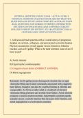 INTERNAL MEDICINE COMAT EXAM &sol; ACTUAL COMAT INTERNAL MEDICINE EXAM TEST BANK 2026&sol;2027 PRACTICE QUESTIONS AND STUDY GUIDE COMPLETE ACCURATE EXAM REAL QUESTIONS AND CORRECT VERIFIED ANSWERS WITH DETAILED RATIONALES &lpar;RELIABLE ANSWERS&rpar; CURRENT UPDATED VERSIO