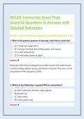 NCCER Ironworker Exam PrepNCCER Ironworker Exam Prep&colon; Essential Questions & Answers with Detailed Rationales&colon; Essential Questions & Answers with Detailed Rationales