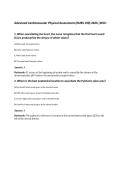 Advanced Cardiovascular Physical Assessment &lpar;NURS 190&rpar; 2026 &vert;WCU&NewLine;