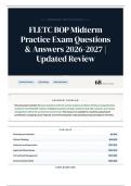 FLETC BOP Midterm Practice Exam Questions & Answers 2026-2027 Updated Review