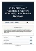 CHEM 210 Exam 2 Questions & Answers 2026-2027 Latest Practice Questions