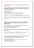 AANP FNP LATEST 2026&sol;2027 EXAM 100 QUESTIONS WITH VERIFIED ANSWERS &NewLine;AND RATIONALES 