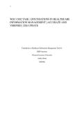 WGU C802 TASK 1 &vert;FOUNDATIONS IN HEALTHCARE INFORMATION MANAGEMENT &vert; ACCURATE AND VERIFIED &vert; 2026 UPDATE&NewLine;&NewLine;&NewLine;
