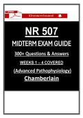 NR 507 Midterm Exam Guide Chamberlain &ndash; &lpar;2026&rpar; Actual Questions & Answers &lpar;Guarantee Pass&rpar;