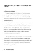 WGU C206 TASK 3 &vert; ACCURATE AND VERIFIED &vert; 2026 UPDATE  