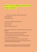 CNML Test WITH VERIFIED QUESTIONS AND CORRECT ANSWERS&period;&NewLine;&NewLine;
