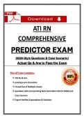 ATI RN Comprehensive Predictor Exam &lpar;2026&rpar; &vert; NGN Nursing Questions &vert; Ati Exit Exam Prep&comma; Latest Update