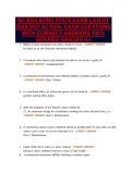 NC BAILBOND STATE EXAM LATEST&NewLine;2026&sol;2027 ACTUAL EXAM QUESTIONS&NewLine;WITH CORRECT ANSWERS 100&percnt;&NewLine;VERIFIED GRADED A&plus;