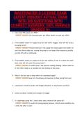 WASTE WATER D LICENSE STUDY&NewLine;LATEST 2026&sol;2027 ACTUAL EXAM&NewLine;WITH 330 QUESTIONS WITH&NewLine;CORRECT ANSWERS 100&percnt; VERIFIED&NewLine;GRADED A&plus;